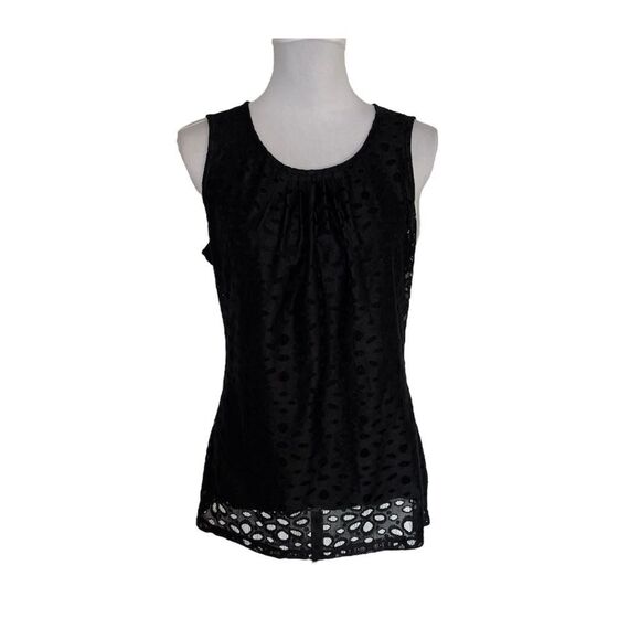 Banana Republic Tops - Banana republic Black Lace Tank Too size Medium